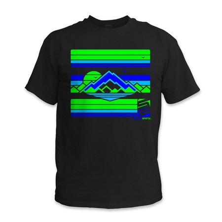 SAFETYSHIRTZ The High Country High Visibility Tee, Black, L 67040501L
